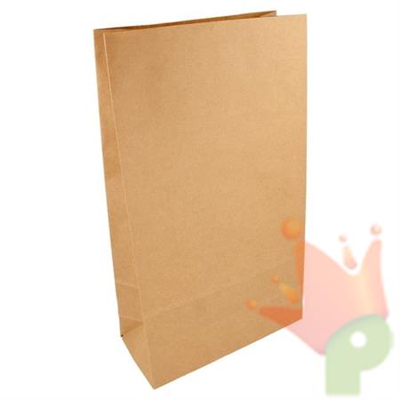 SACCHETTI SOS SENZA MANIGLIA 20+9X34,5 CM KRAFT 50 PZ