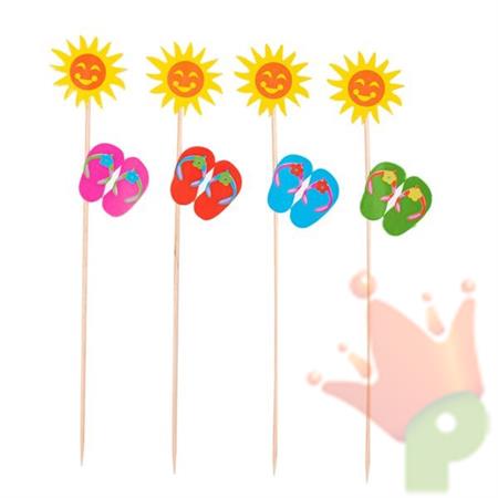 DECORAZIONI PER GELATO ESATE 20 CM 100 PZ