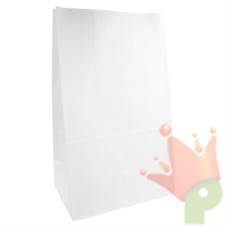 SACCHETTI SOS SENZA MANIGLIA 14+8X24 CM BIANCO 50 PZ