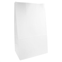 SACCHETTI SOS SENZA MANIGLIA 14+8X24 CM BIANCO 50 PZ