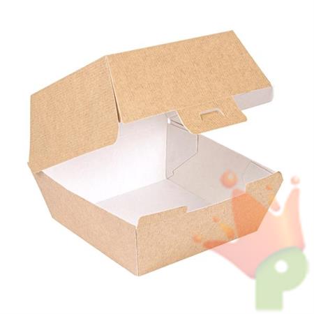 SCATOLA PORTA HAMBURGER 14,4X13,6X9,2 CM 50 PZ