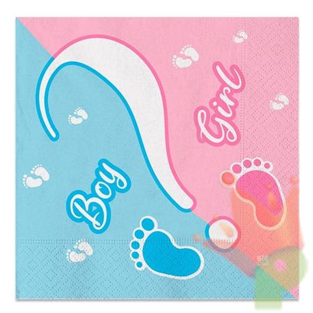 TOVAGLIOLI 33X33 BABY GIRL OR BOY? 20 PZ