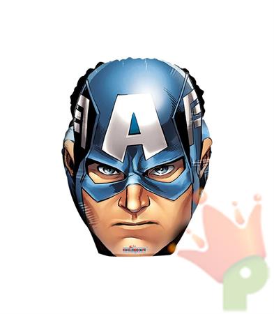 PALLONCINO MYLAR 18INCH TESTA CAPITAN AMERICA