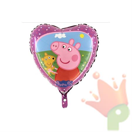 PALLONCINO MYLAR 18INCH PEPPA PIG CUORE