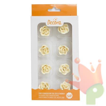 ROSA PICCOLA GIALLA 8 PZ