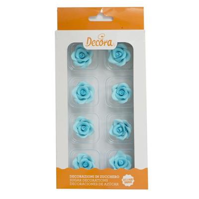 ROSA PICCOLA AZZURRA 8 PZ