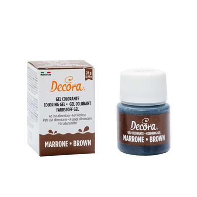 GEL COLORANTE DECORA MARRONE 28 GR