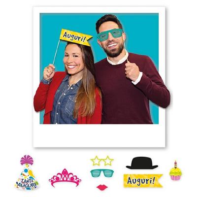 PHOTO BOOT BUON COMPLEANNO 20CM 8PZ