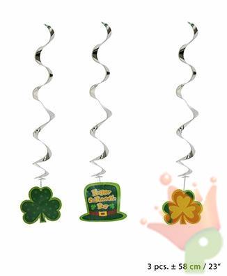 SET PENDENTI 58CM ST. PATRICKS DAY 3PZ