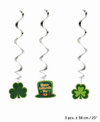 SET PENDENTI 58CM ST. PATRICKS DAY 3PZ