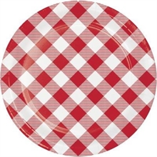 PIATTI 18 CM CLASSIC GINGHAM 8 PZ