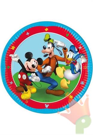 PIATTI 23 CM MICKEY ROCK THE HOUSE 8 PZ