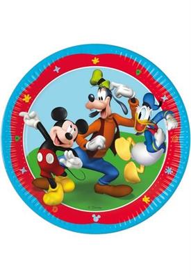 PIATTI 23 CM MICKEY ROCK THE HOUSE 8 PZ