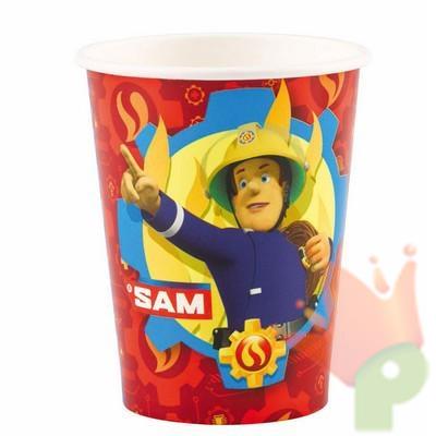 BICCHIERI 250 ML FIREMAN SAM 8 PZ