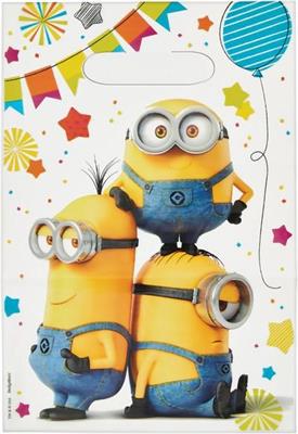 BUSTE IN CARTA 23,4X16,2 CM MINIONS 6PZ