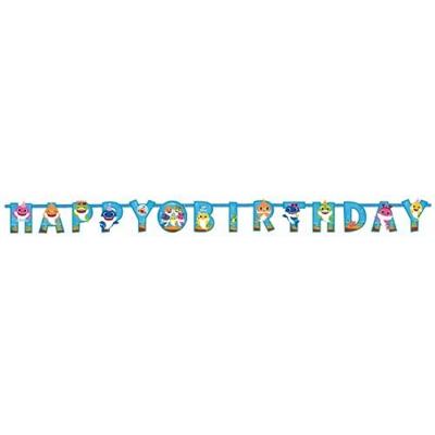 FESTONE HAPPY BIRTHDAY BABY SHARK 180 CM