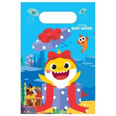 BUSTE IN CARTA 23,4X16,2 CM BABY SHARK 6 PZ