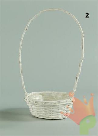 CESTO ROTONDO CON MANICO ALTO 25 CM