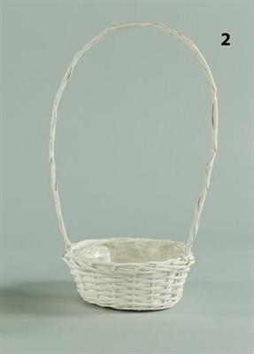 CESTO ROTONDO CON MANICO ALTO 25 CM
