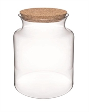 VASO IN VETRO CON TAPPO IN SUGHERO