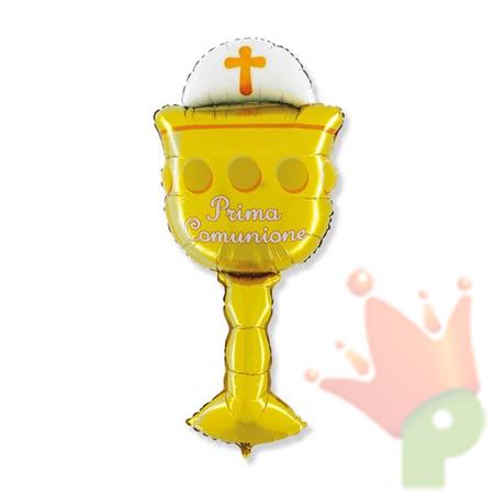 PALLONCINO MYLAR 43INCH 51X119 CM PRIMA COMUNIONE