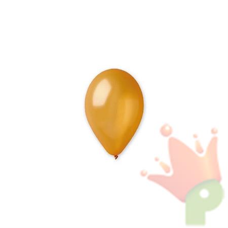 PALLONCINO 12INCH 30 CM ORO METAL 100 PZ
