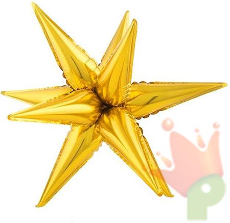 MYLAR 26INCH EXPLODING STAR GOLD