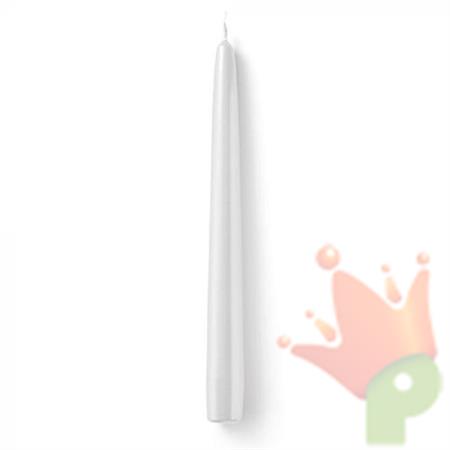 CANDELA CONICA 24 CM BIANCA