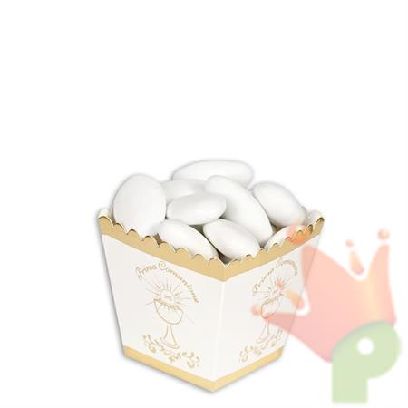 SWEETY BOX MINI PRIMA COMUNIONE GOLD METAL 12 PZ