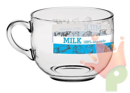 TAZZA BREAKFAST 700 CC DEC. PURE MILK