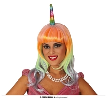 PARRUCCA UNICORNO MULTICOLOR