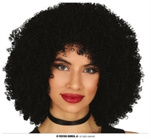 PARRUCCA NERA RICCIA