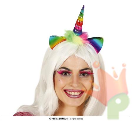 DIADEMA UNICORNO MULTICOLOR