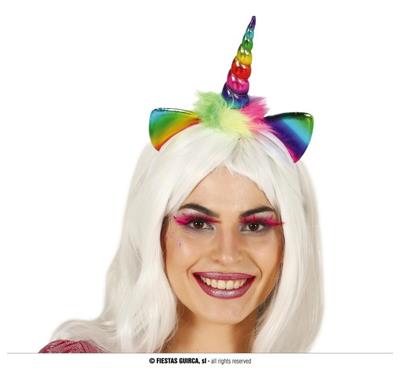 DIADEMA UNICORNO MULTICOLOR