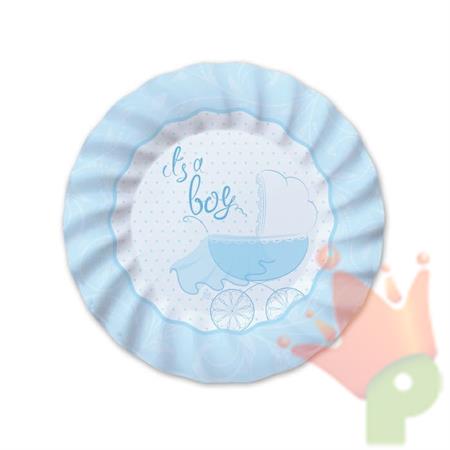 PIATTI 20 CM IT'S A BOY 8 PZ