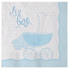 TOVAGLIOLI 33X33 CM IT'S A BOY 20 PZ
