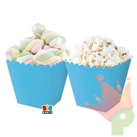 SWEETY BOX CELESTE 6,5X8X6,5 CM 6 PZ