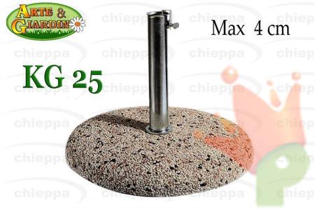 BASE OMBRELLONE GRANIGLIA 25 KG