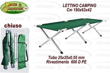 LETTINO CAMPING 190X63X42 CM
