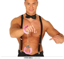 MANNETTE CON VELLUTO ROSA