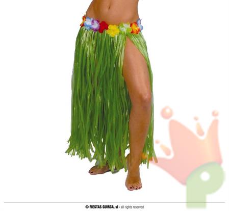 GONNA HAWAIANA FIORI 75 CM VERDE