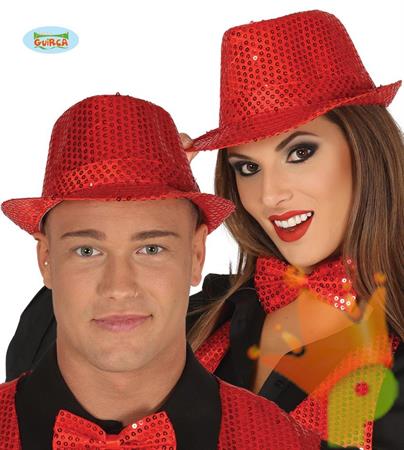 PAPILLON PAILLETTES ROSSO