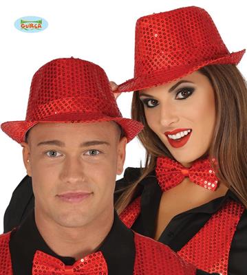 PAPILLON PAILLETTES ROSSO