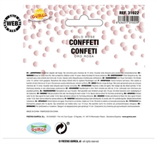 SACCHETTI DI CORIANDOLI ORO/ROSA 15 GR