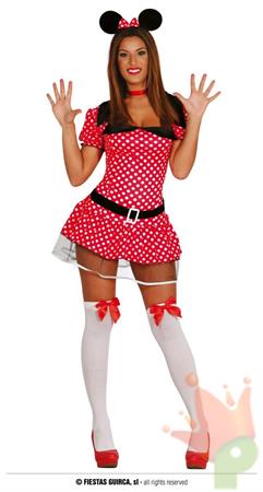COSTUME TOPOLINA MINNIE SEXY DONNA ADULTA  TAGLIA L