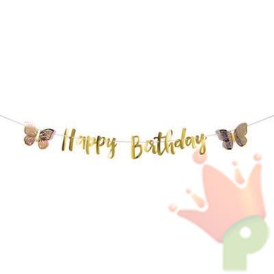 FESTONE HAPPY BIRTHDAY BUTTERFLY SHIMMER