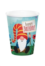 BICCHIERI 266 ML PARTY GNOMES 8 PZ