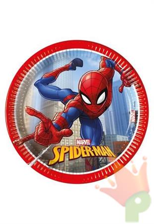 PIATTI 20 CM SPIDERMAN CRIME FIGHTER 8 PZ