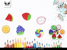 SET 7 GOMME FRUTTA