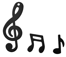 CORIANDOLI DA TAVOLO BLACK MUSIC 20 GR